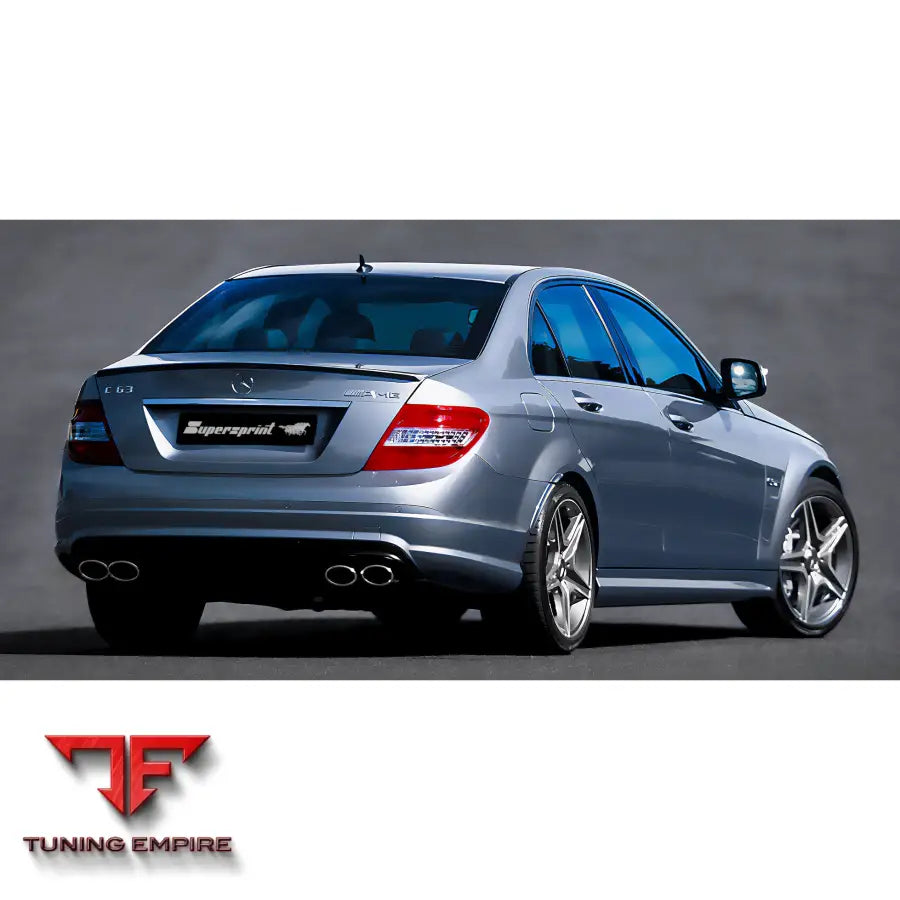 Supersprint exhaust system for Mercedes-Benz W204 C63 AMG V8 "Edition 507" 2013-2014 Cat.-Back