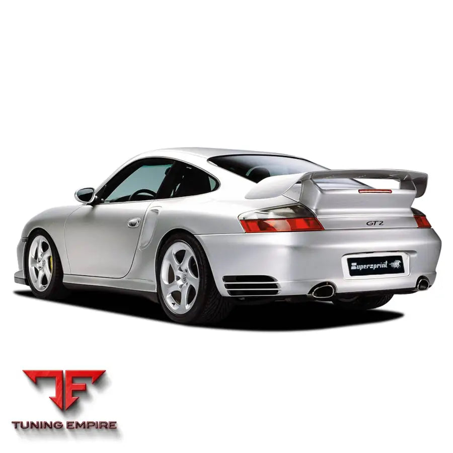 Supersprint exhaust system for Porsche 996 Series GT2