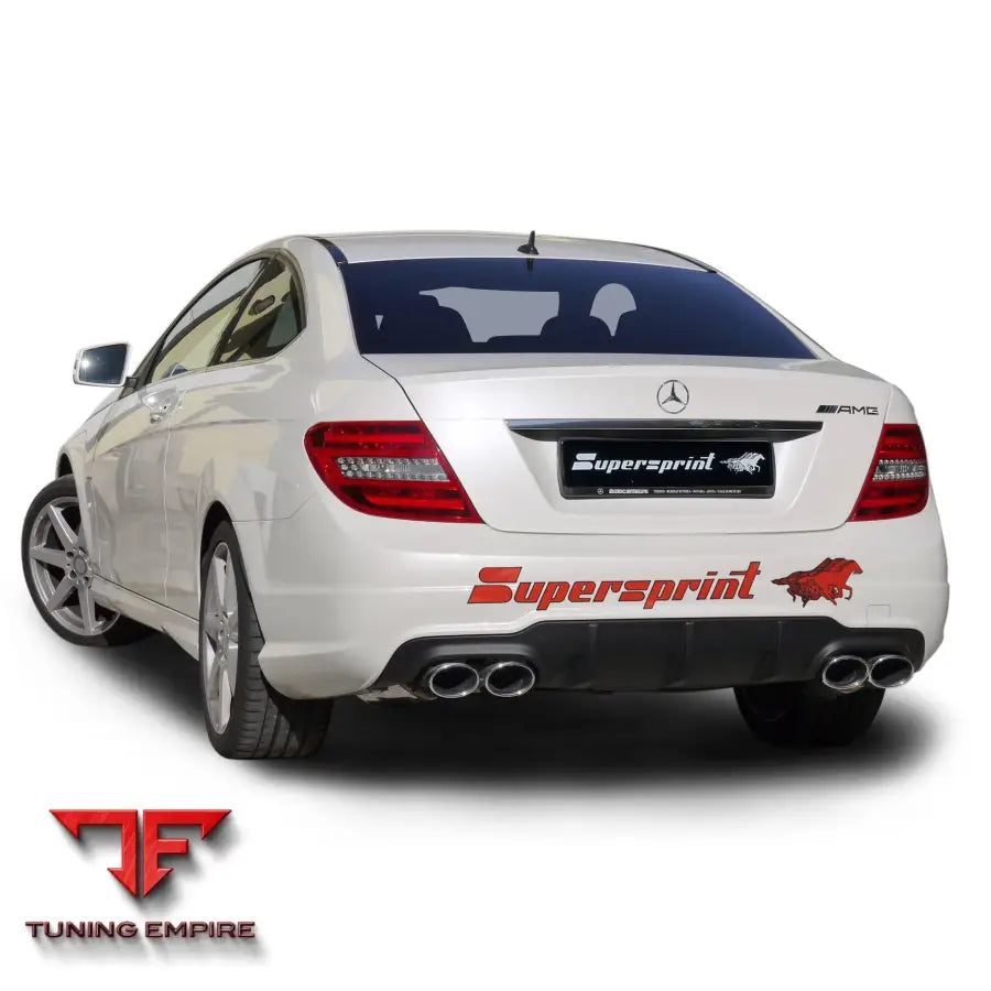 Supersprint exhaust system for Mercedes-Benz C204 C Coupé