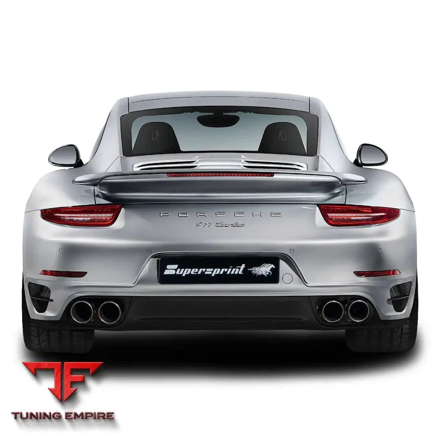 Supersprint exhaust system for Porsche 991.1 Series Turbo / Turbo S