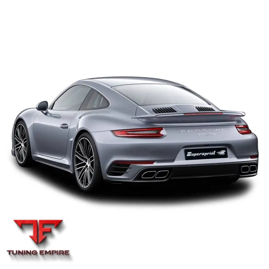 Supersprint exhaust system for Porsche 991.2 Series Turbo / Turbo S