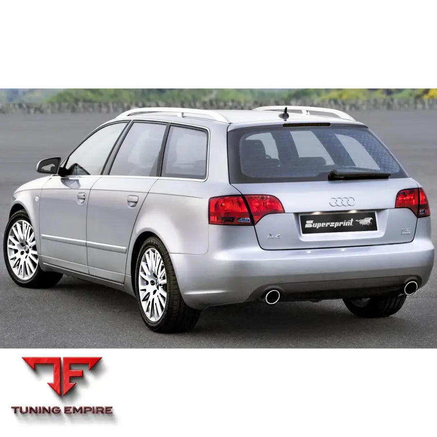Supersprint exhaust system for Audi A4 B7 Quattro '05-'08