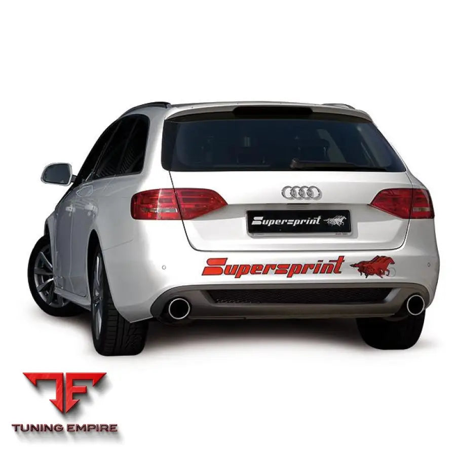 Supersprint exhaust system for Audi A4 B8 '08+