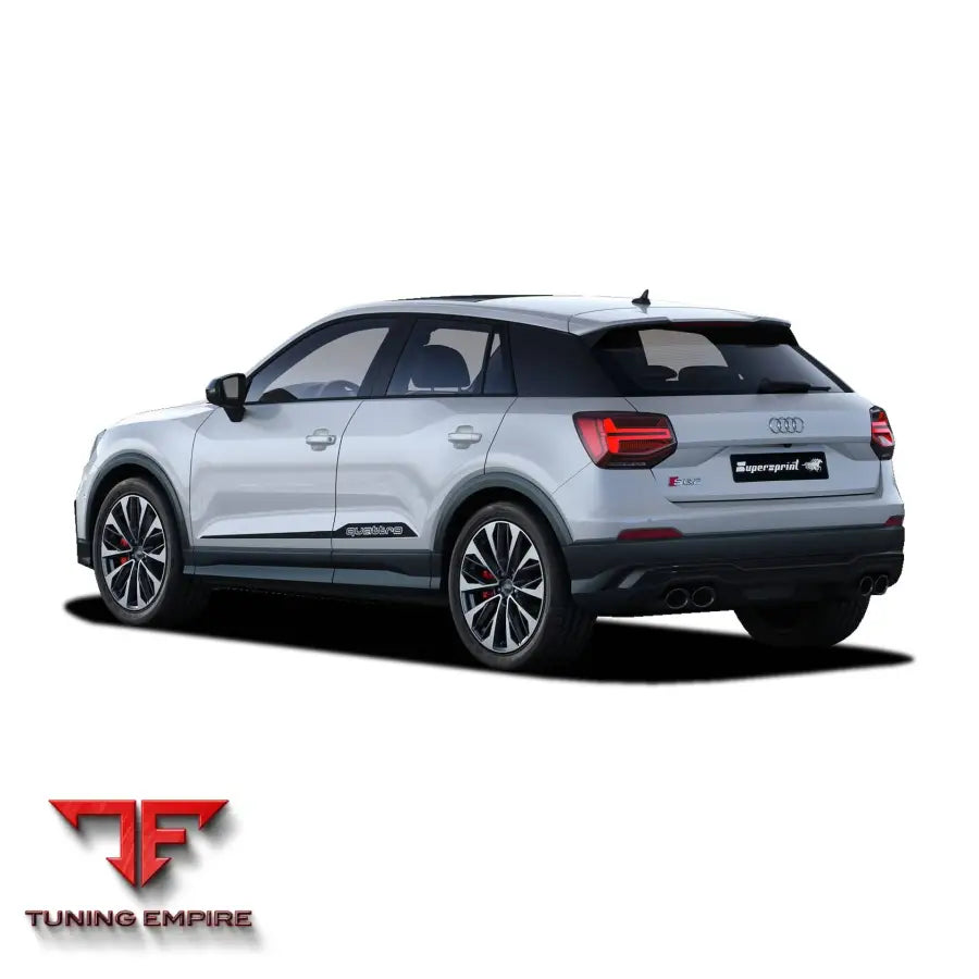 Supersprint exhaust system for Audi SQ2 Quattro 2.0 TFSI 2019-2020 Twin Pipe