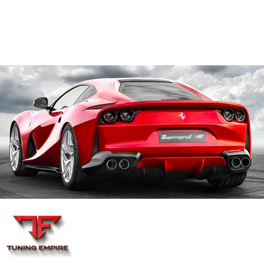 Supersprint exhaust system for Ferrari 812 Superfast 6.5L V12 2017