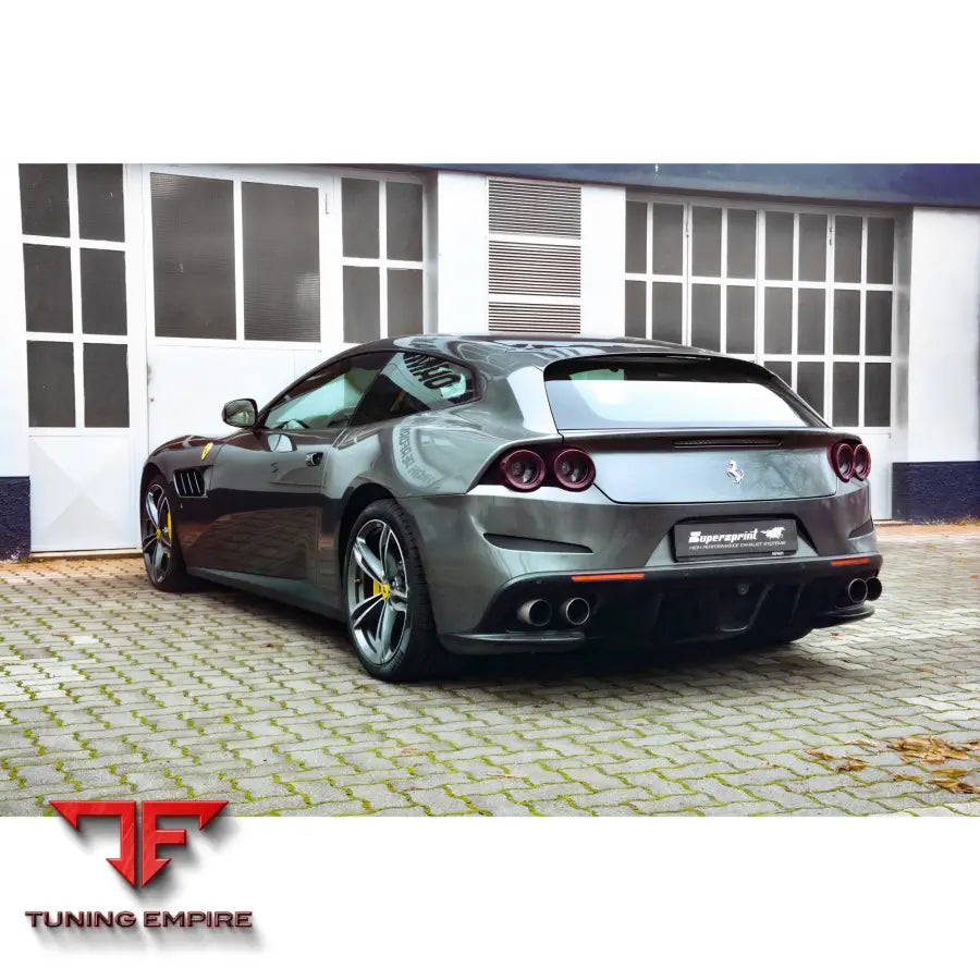 Supersprint exhaust system for Ferrari GTC4 Lusso 6.3L V12 '16-'20