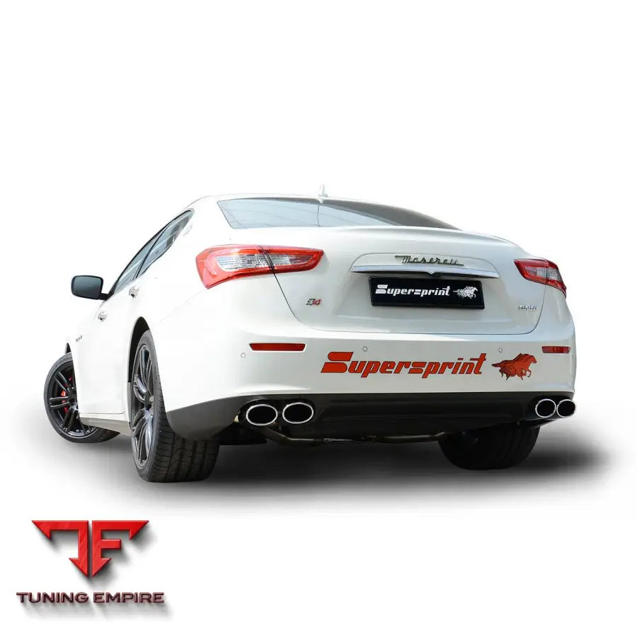 Supersprint exhaust system for Maserati Ghibli S 3.0i V6 2018