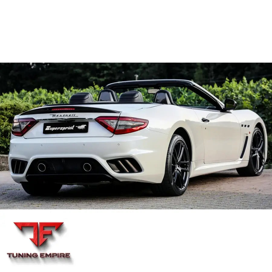 Supersprint exhaust system for Maserati GranCabrio Sport 4.7i V8 '18-'19 central exits