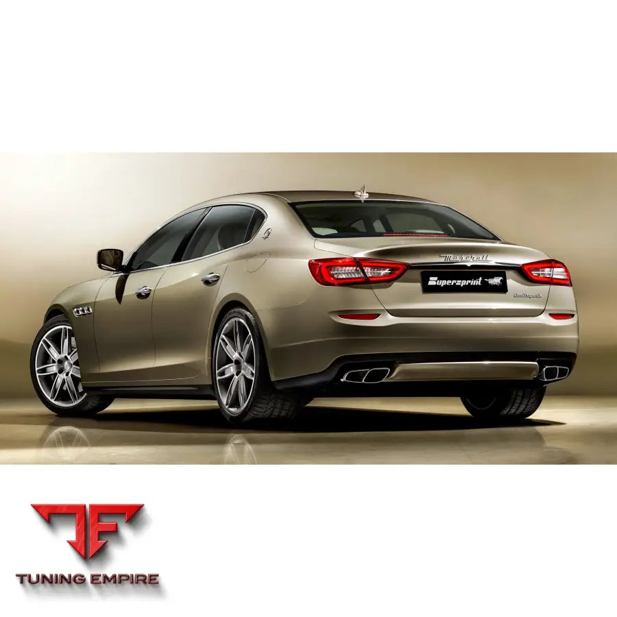Supersprint exhaust system for Maserati Quattroporte 3.0i V6 2013-2017