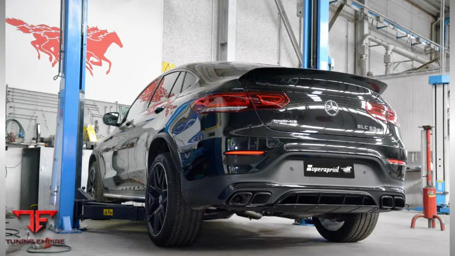 Supersprint exhaust system for Mercedes-Benz C253 GLC 63 AMG Coupé 4-Matic 2017-2019