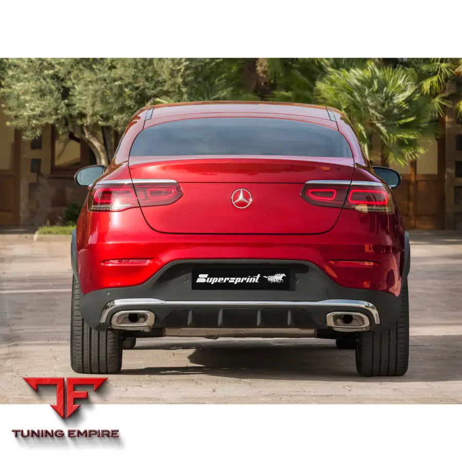 Supersprint exhaust system for Mercedes-Benz C253 GLC Coupé
