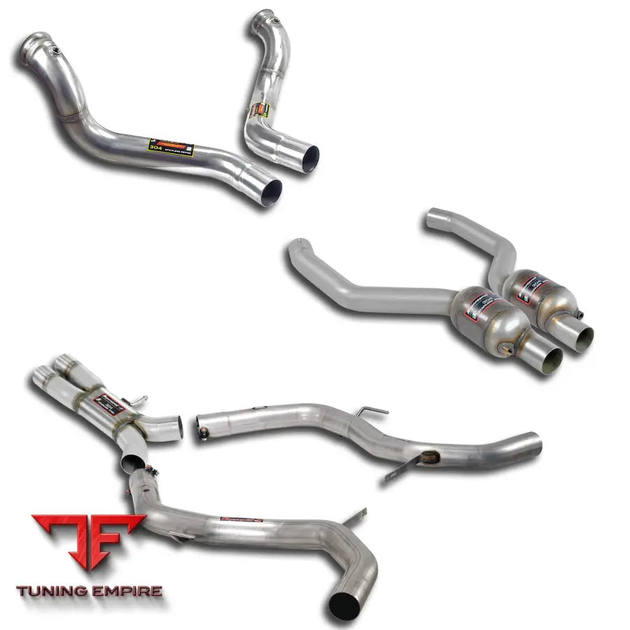 Supersprint exhaust system for Mercedes-Benz R230 SL 65 AMG Black Series V12 Bi-Turbo '08-'09