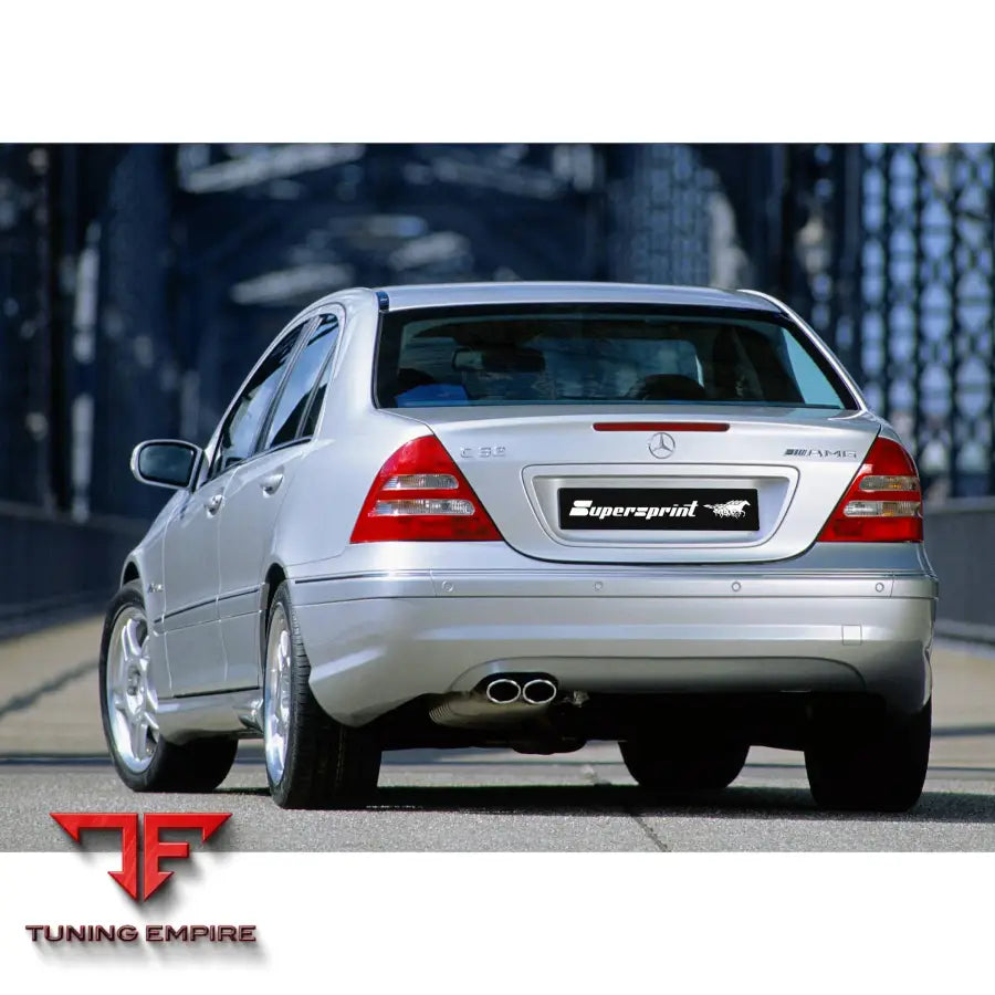 Supersprint exhaust system for Mercedes-Benz W203 (Sedan + S.w.) C 32 AMG Kompressor '02+