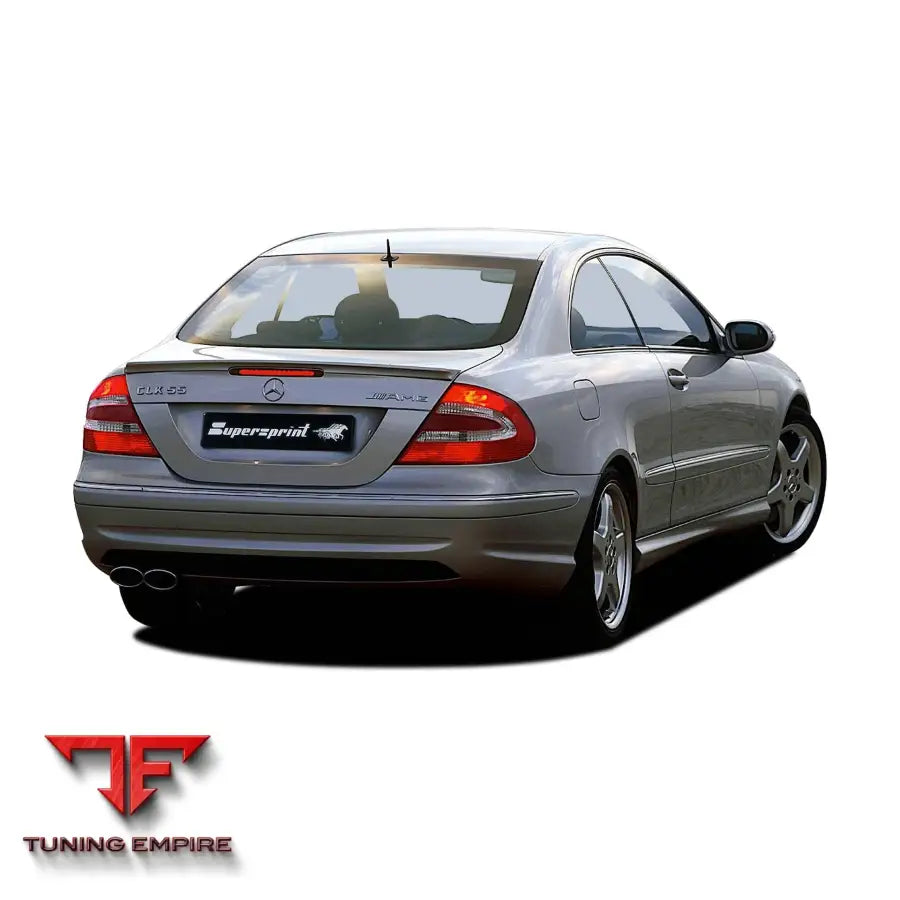 Supersprint exhaust system for Mercedes-Benz W209 CLK 55 AMG V8 V8 '02-'04
