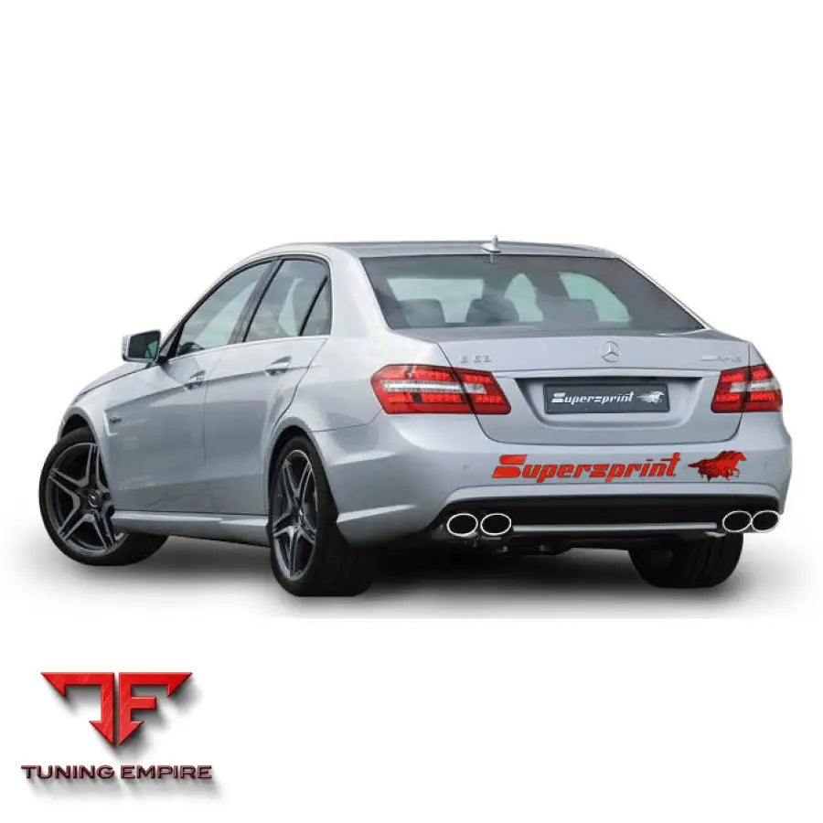 Supersprint exhaust system for Mercedes-Benz W212 E 63 AMG (Sedan + S.w.) '09-'11