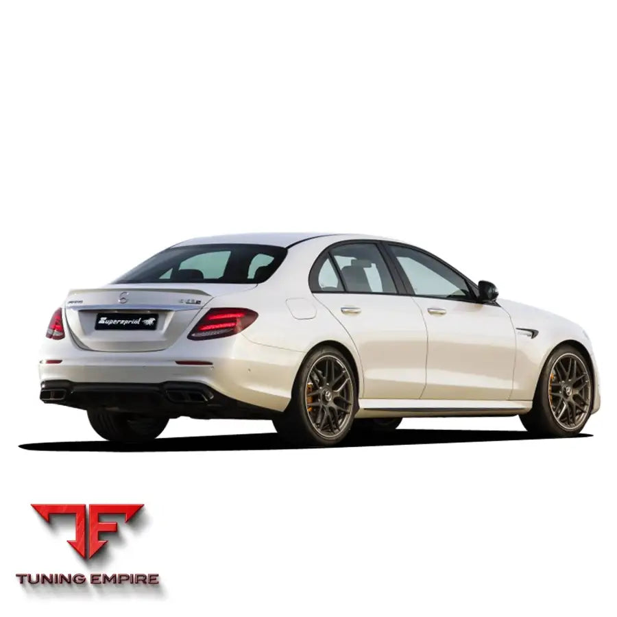 Supersprint exhaust system for Mercedes-Benz W212 E 63 S AMG V8 (Sedan + Wagon) '14-'16
