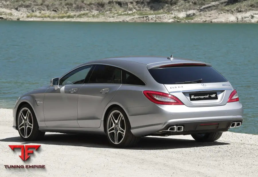 Supersprint exhaust system for Mercedes-Benz X218 CLS 63 AMG V8 Shooting Brake 2012-2018