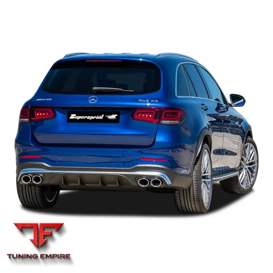 Supersprint exhaust system for Mercedes-Benz X253 GLC 43 AMG 4-Matic 2019-2020