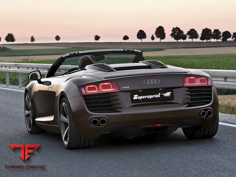 Supersprint exhaust system for Audi R8 Spyder