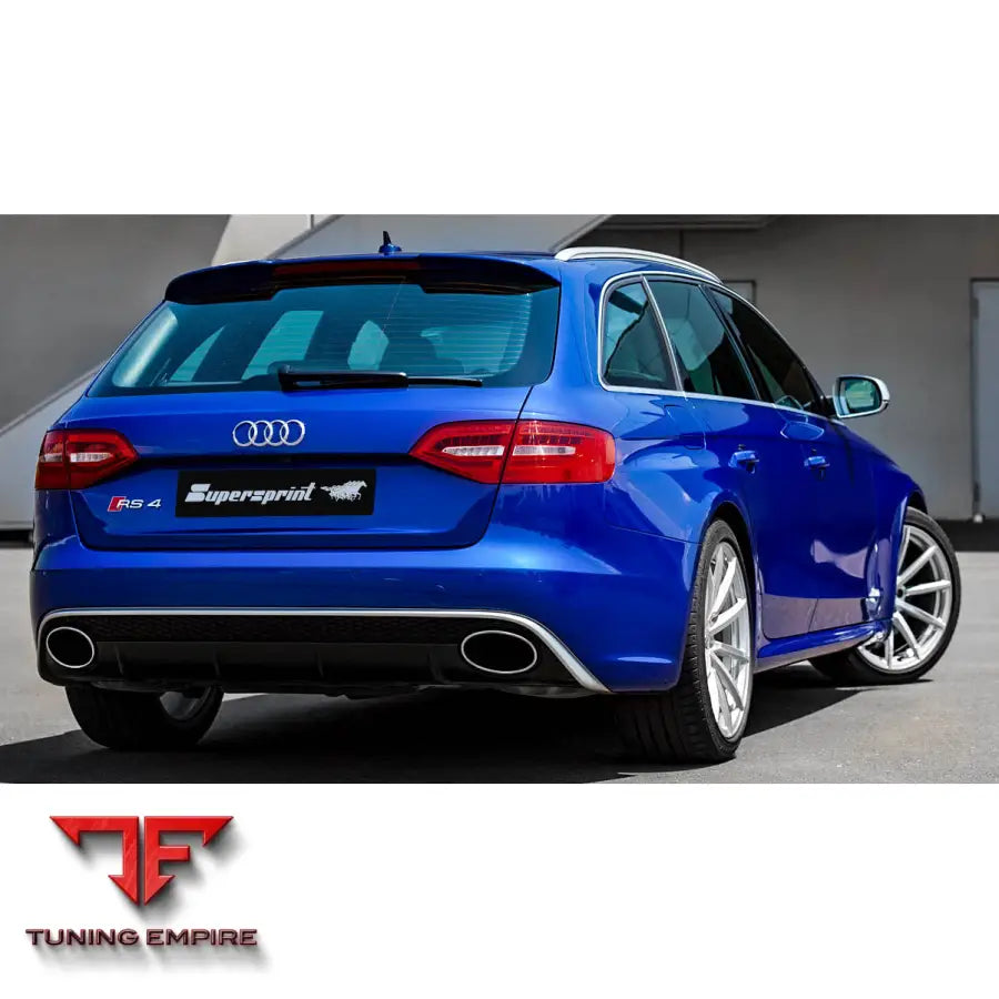 Supersprint exhaust system for Audi RS4 B8 2012-2015