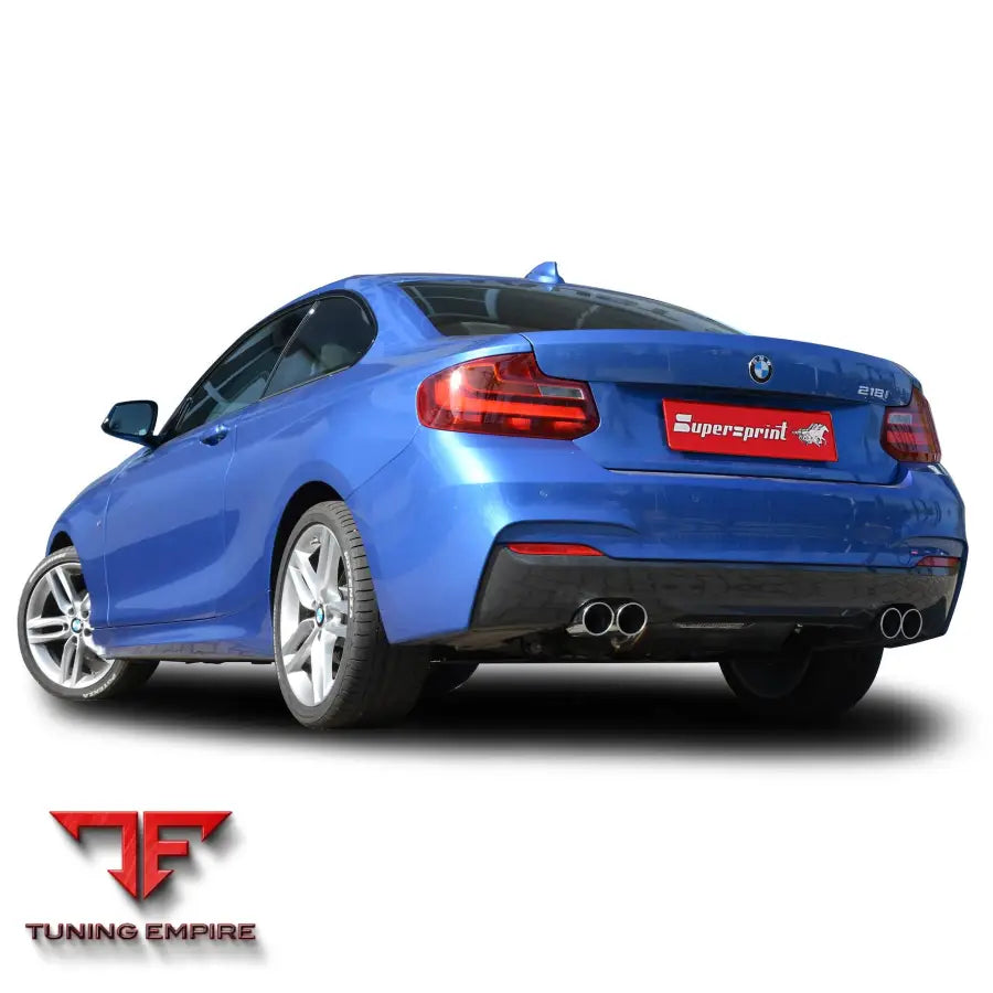 Supersprint exhaust system for BMW F22 LCI 2 Series Coupé 2016+