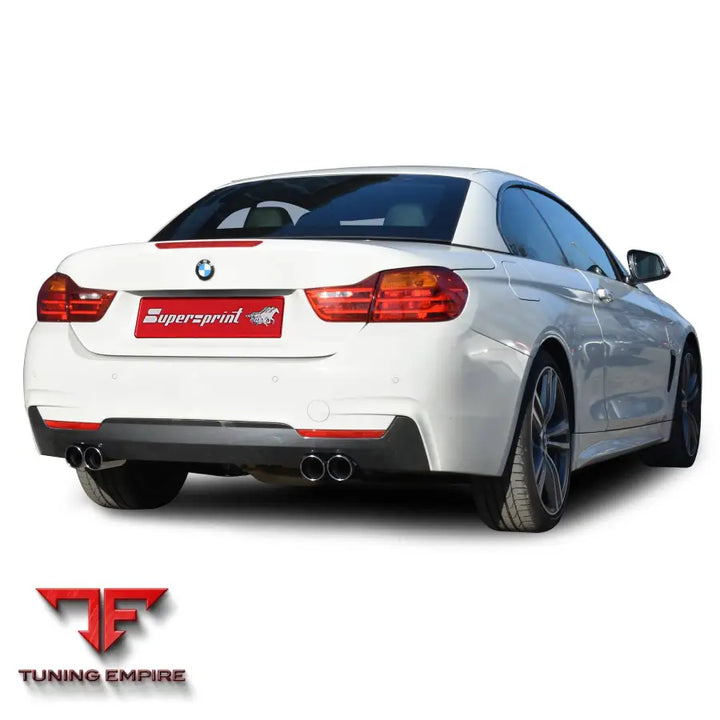 Supersprint exhaust system for BMW F33 Cabrio-2016
