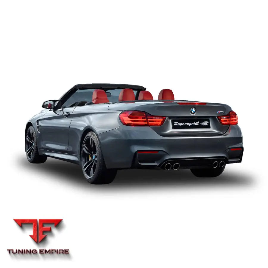 Supersprint exhaust system for BMW F83 M4 Convertible 2013-2017
