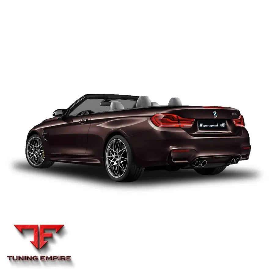 Supersprint exhaust system for BMW F83 M4 LCI Convertible 2016