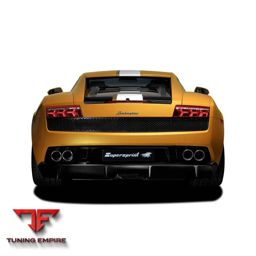 Supersprint exhaust system for Lamborghini Gallardo LP 550-2 Valentino Balboni 5.2i V10 '09