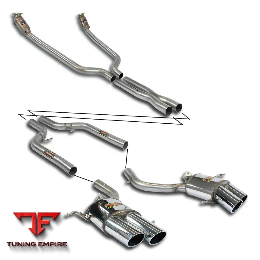 Supersprint exhaust system for Maserati GranTurismo Sport Coupé 4.7i V8 '18-'19