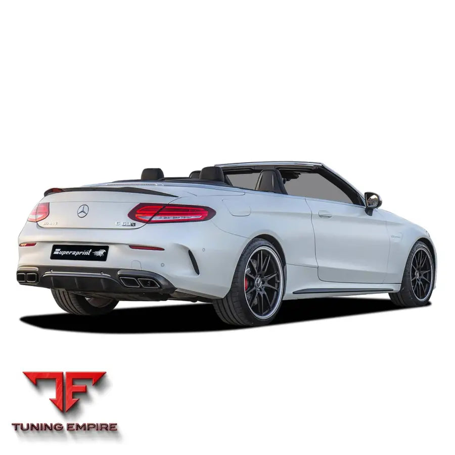 Supersprint exhaust system for Mercedes-Benz A205 C63 S AMG 4.0i V8 Bi-Turbo 2015+
