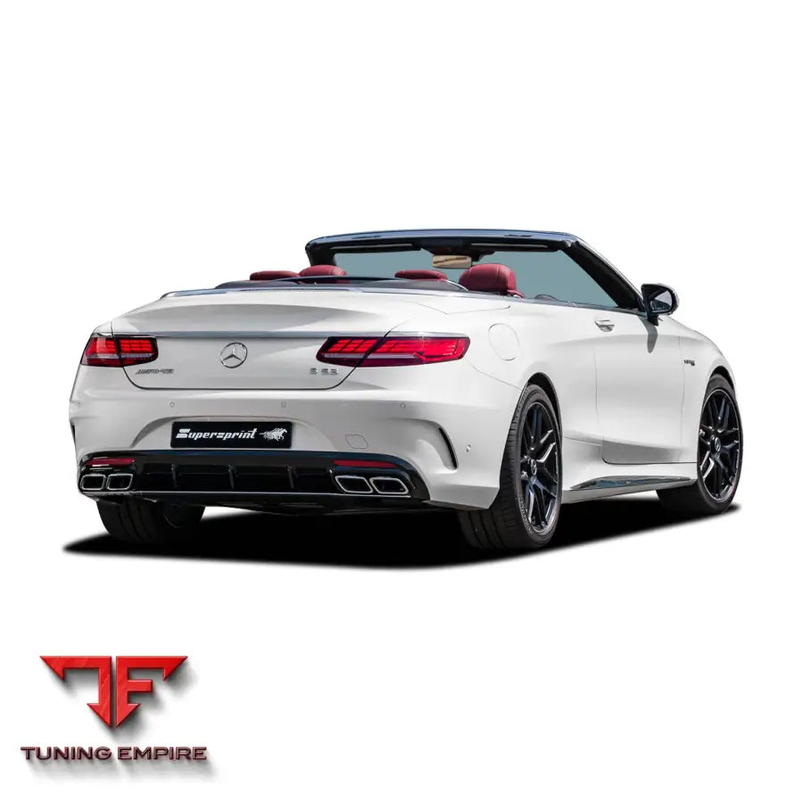 Supersprint exhaust system for Mercedes-Benz A217 S 63 AMG 5.5i V8 Bi-Turbo 2016-2017