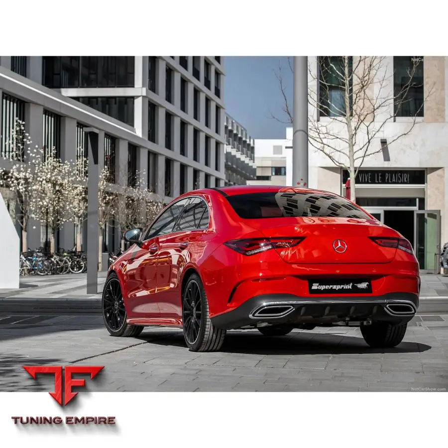 Supersprint exhaust system for Mercedes-Benz C118 CLA