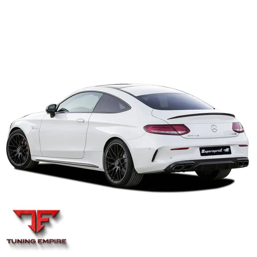 Supersprint exhaust system for Mercedes-Benz C205 C63 S AMG 4.0i V8 Bi-Turbo 2015+