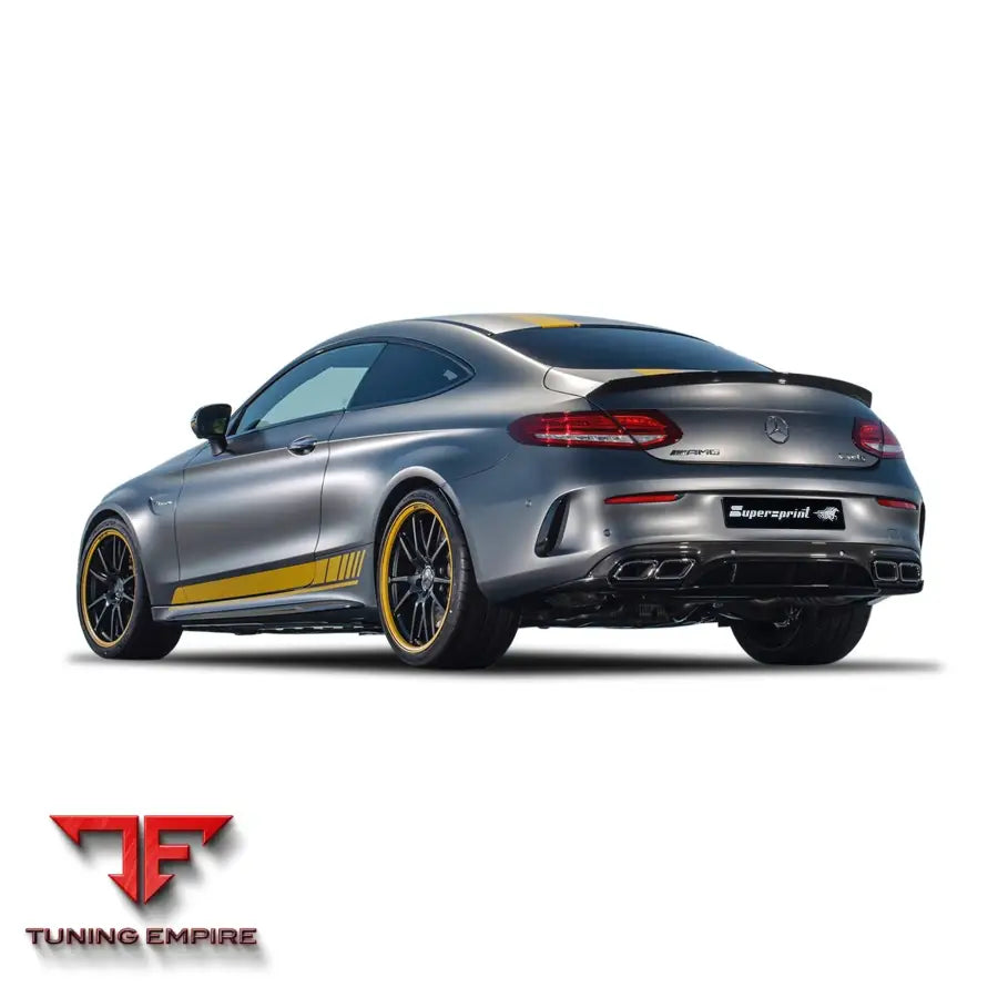 Supersprint exhaust system for Mercedes-Benz C205 C63 S AMG "Edition 1" 4.0i V8 Bi-Turbo 2016+