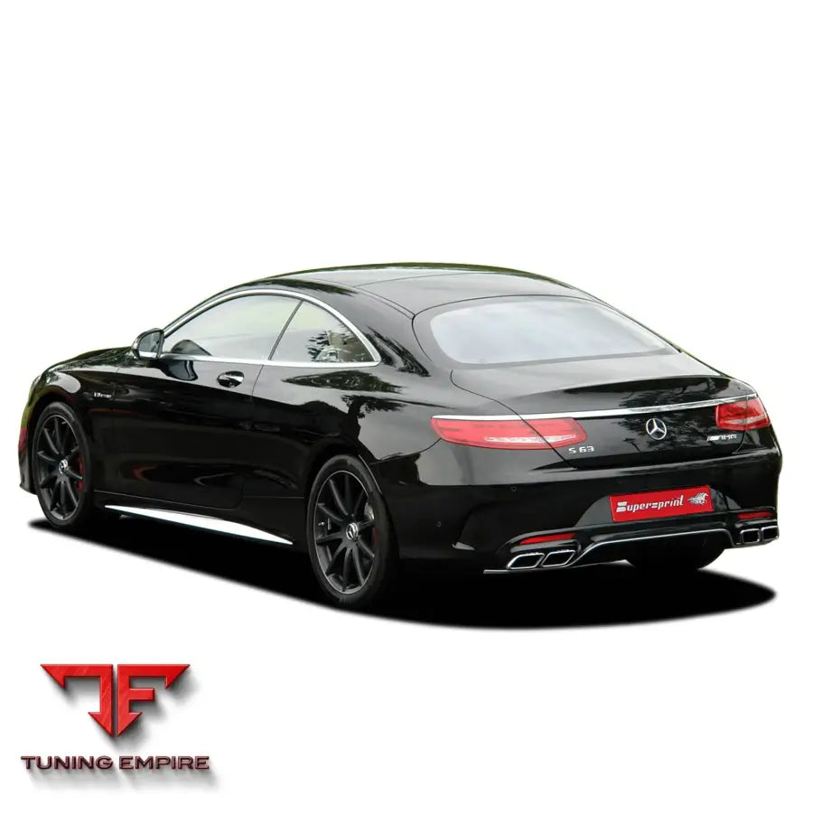 Supersprint exhaust system for Mercedes-Benz C217 S 63 AMG 5.5i V8 Bi-Turbo 2015-2017