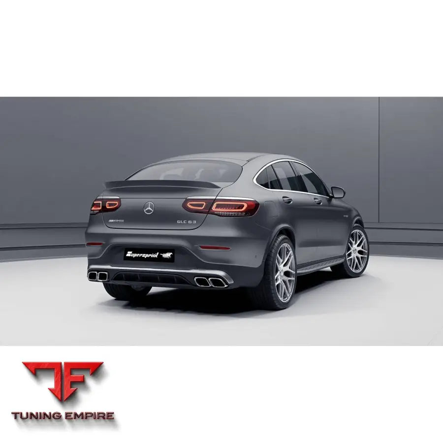 Supersprint exhaust system for Mercedes-Benz C253 GLC 63 AMG Coupé 4-Matic 2019-2023
