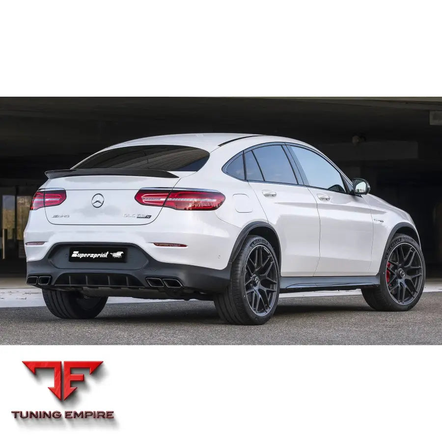 Supersprint exhaust system for Mercedes-Benz C253 GLC 63 S AMG Coupé 4-Matic 2017- 2023