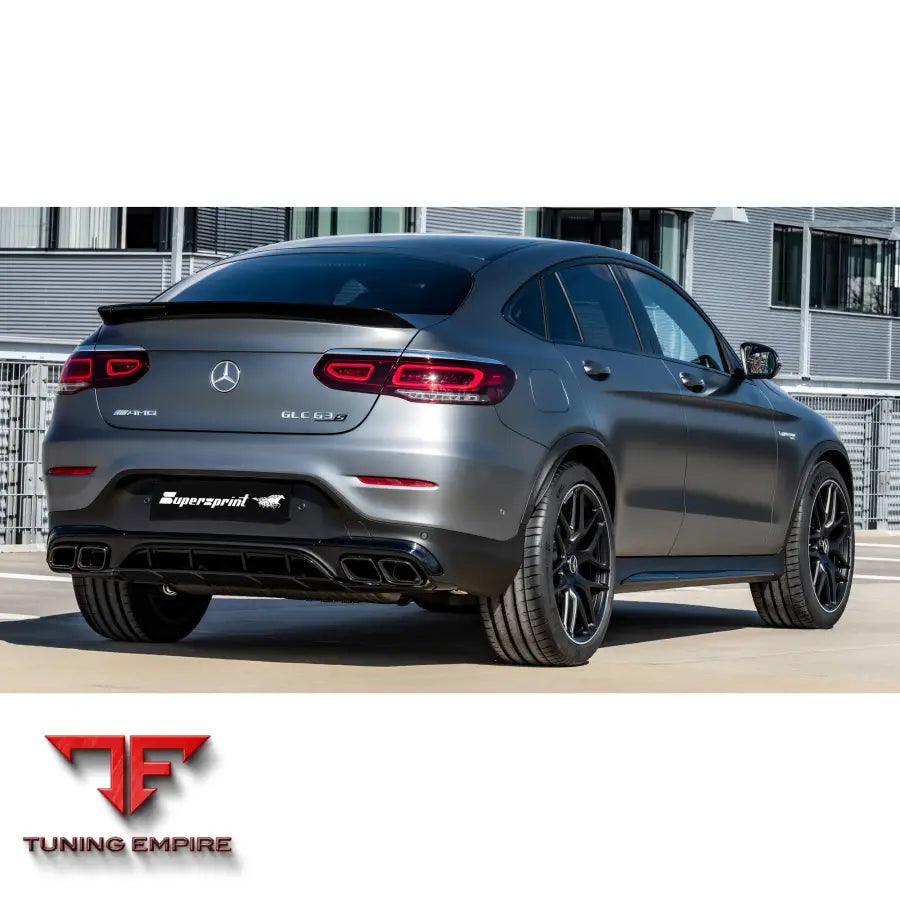 Supersprint exhaust system for Mercedes-Benz C253 GLC 63 S AMG Coupé 4-Matic 2019-2023