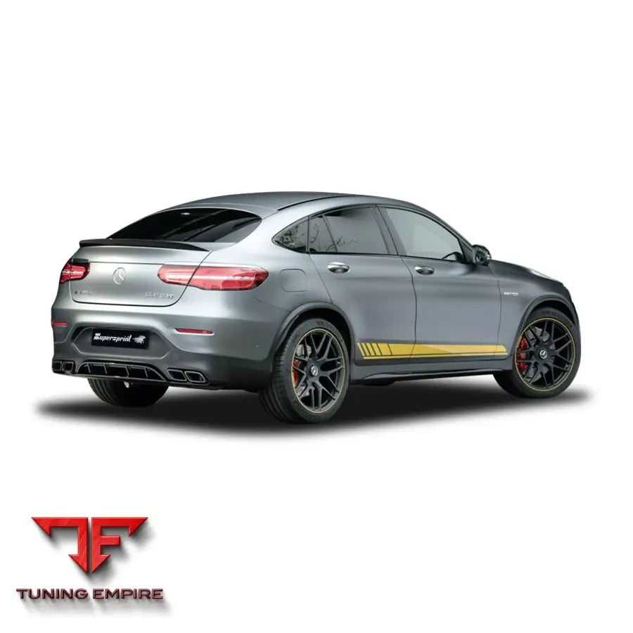 Supersprint exhaust system for Mercedes-Benz C253 GLC 63 S "Edition 1" AMG Coupé 4-Matic 2017-2023