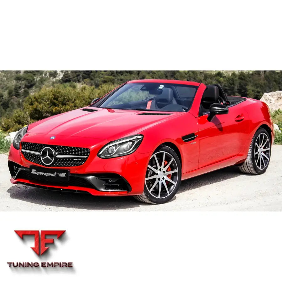 Supersprint exhaust system for Mercedes-Benz R172 SLC