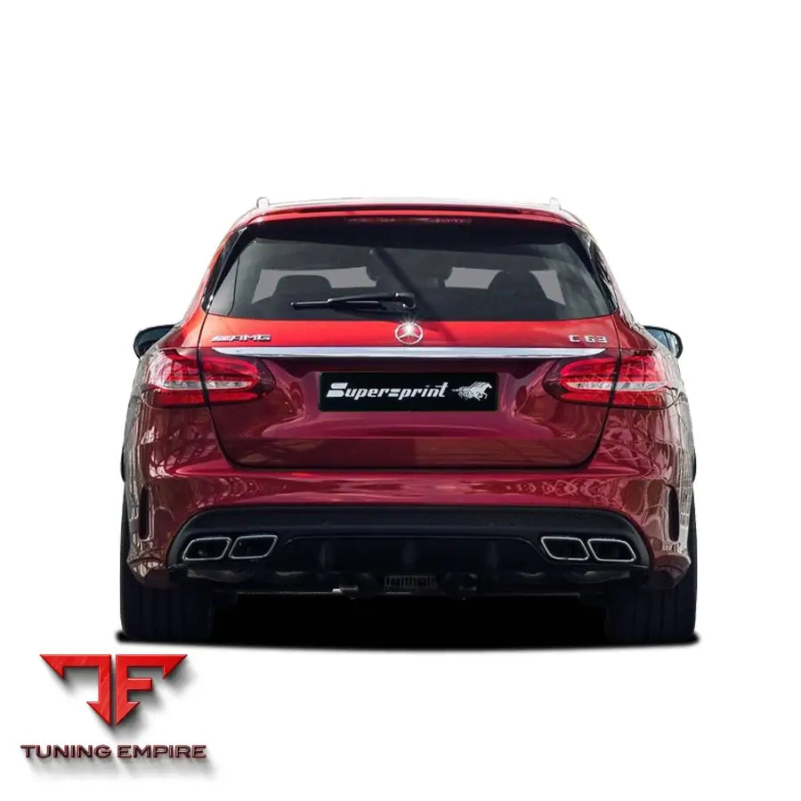 Supersprint exhaust system for Mercedes-Benz S205 C63 AMG 4.0i V8 Bi-Turbo 2015+