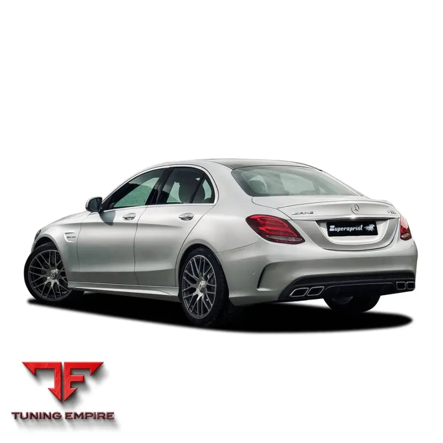 Supersprint exhaust system for Mercedes-Benz W205 C63 AMG 4.0i V8 Bi-Turbo 2015+