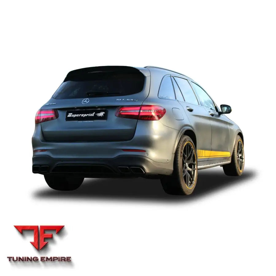 Supersprint exhaust system for Mercedes-Benz X253 GLC 63 S "Edition 1" AMG 4-Matic 2019-2022