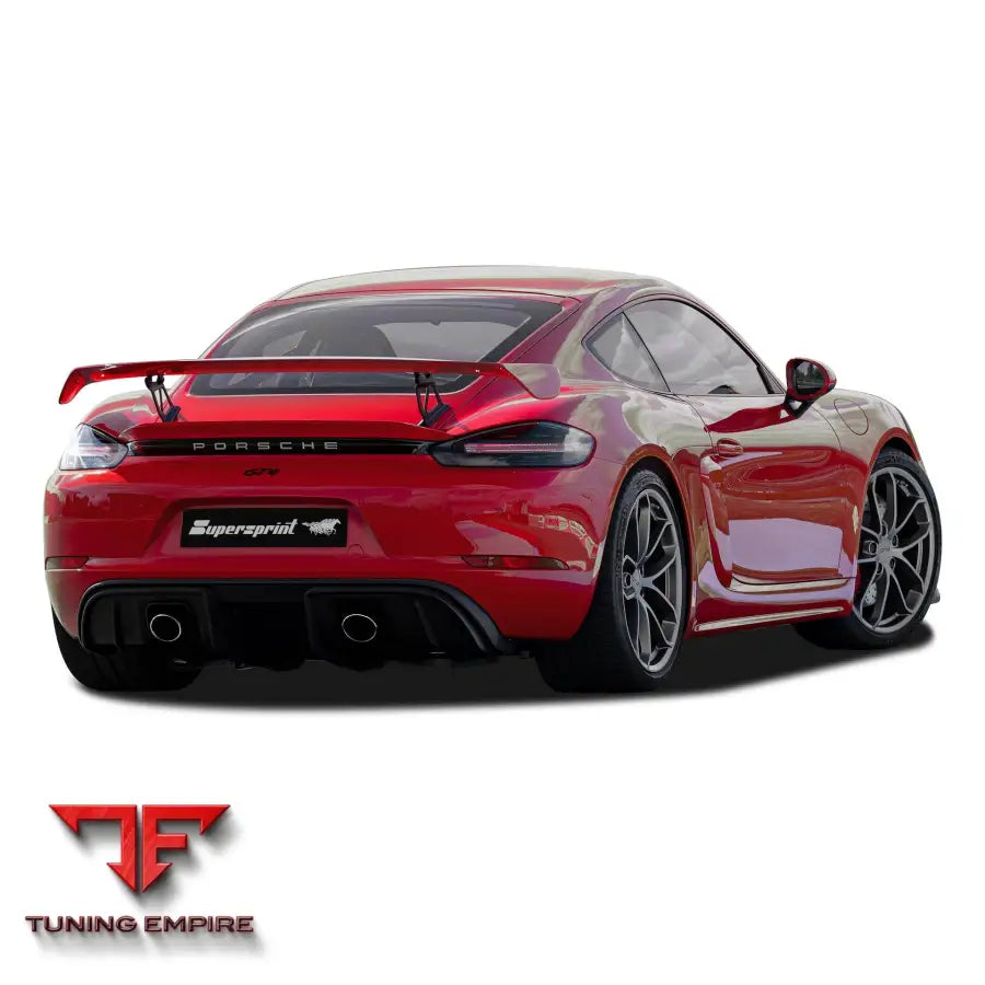 Supersprint exhaust system for Porsche 718 GT4 Series