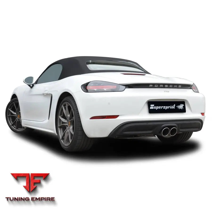 Supersprint exhaust system for Porsche 718 Series
