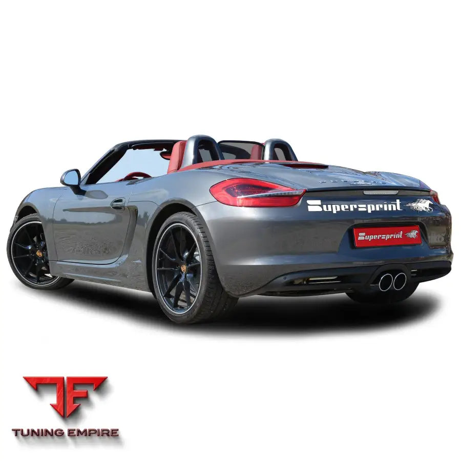 Supersprint exhaust system for Porsche 981 Series