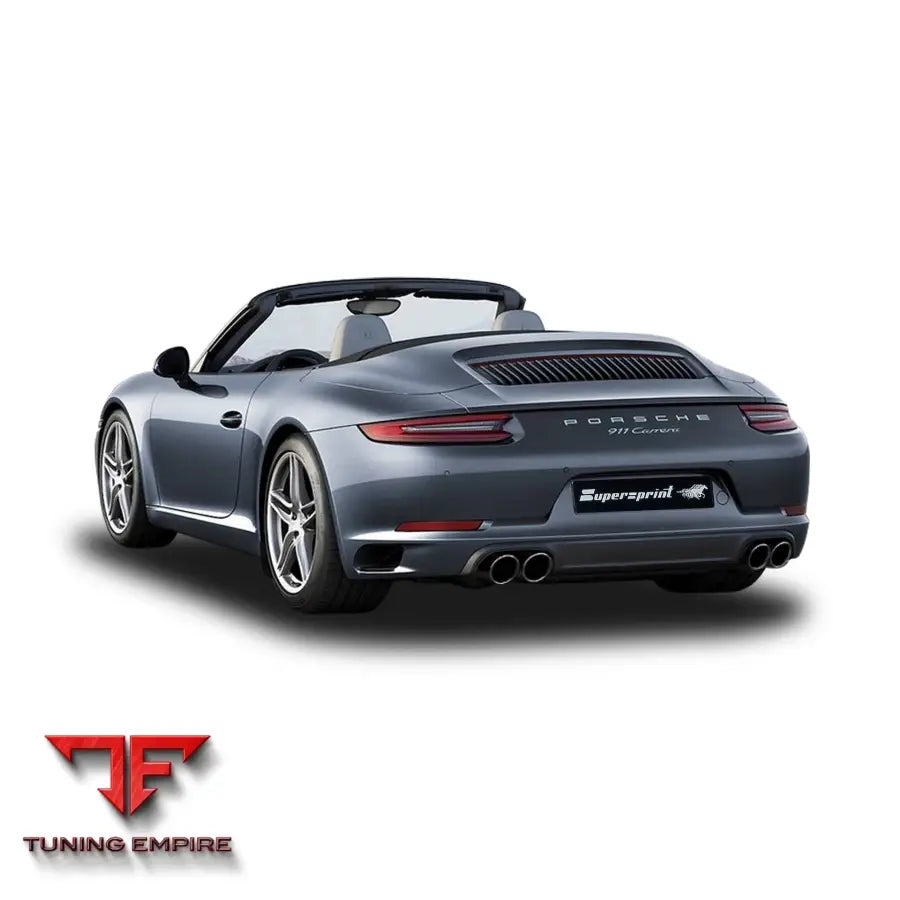 Supersprint exhaust system for Porsche 991.2 Series Carrera Cabrio / Carrera S Cabrio / GTS Cabrio