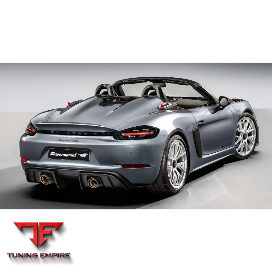 Supersprint exhaust system for Porsche Spyder RS 718 Series