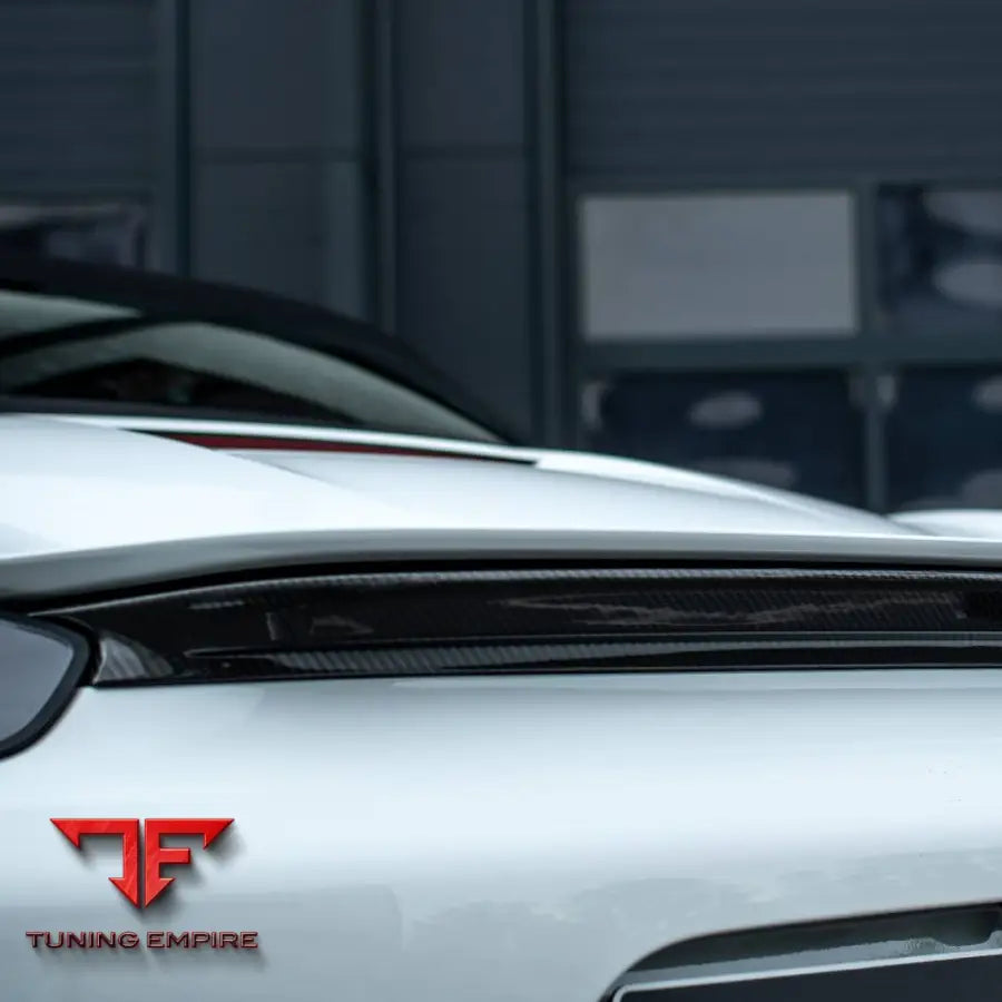 TECHART CARBON REAR TRIM FOR 718 BOXSTER / CAYMAN